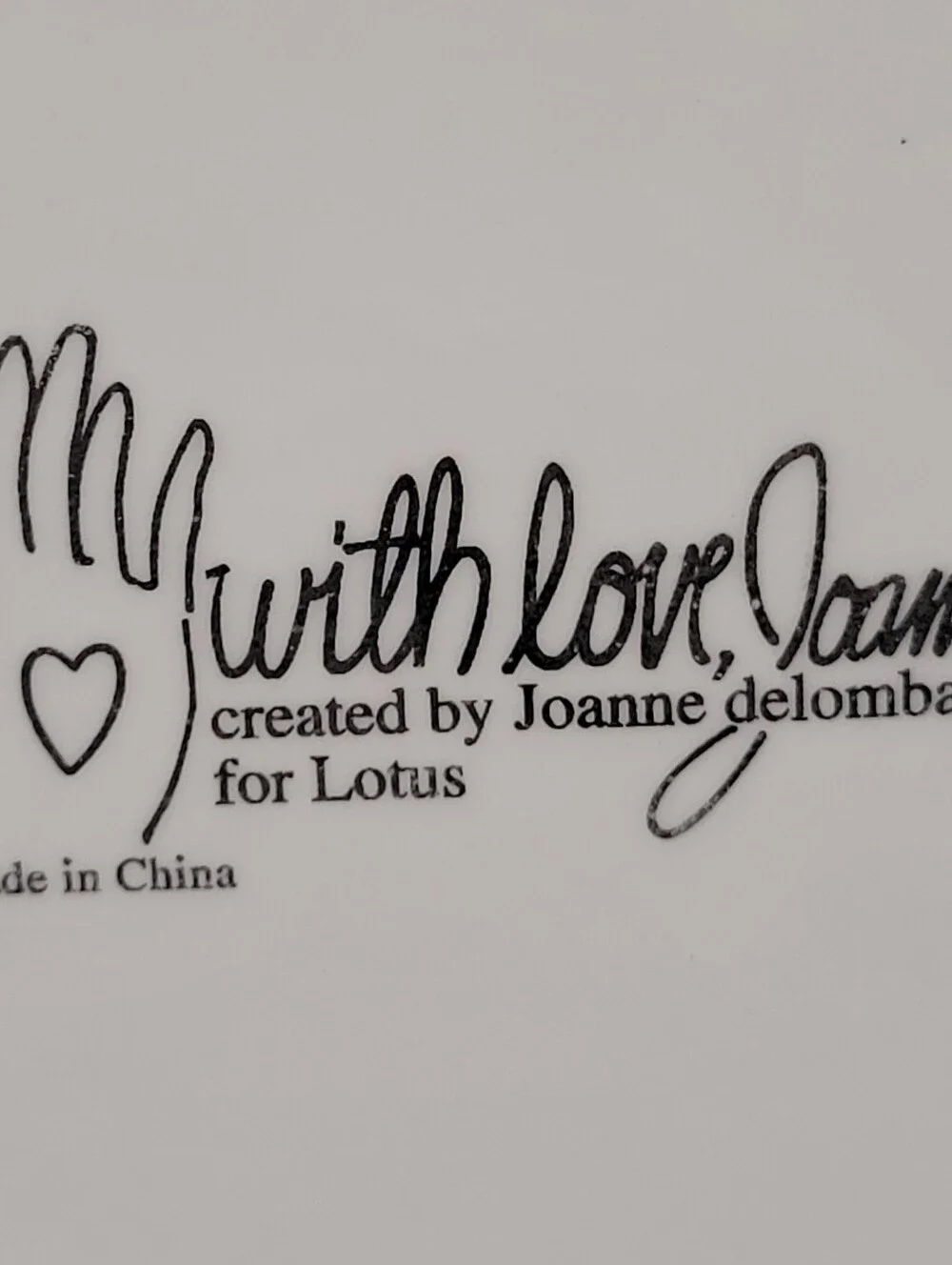 Joanne DeLomba For Lotus Ceramic Pop Art Large 11.5 